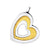 Glittering Unique Layered Heart Steel Necklace - Monera-Design Co., Ltd