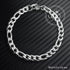 Steel Figaro Chain 5 MM Bracelet