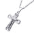 Jesus Cross Pendant Necklace Stainless Steel