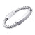 Stainless Steel Square Franco Chain Bracelet With Bar for Men - Monera-Design Co., Ltd