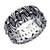 Gothic Floral Band Ring Stainless Steel