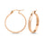 Classic Gold Hoop Stainless Steel Earrings Shiny Finish - Monera-Design Co., Ltd
