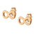 Infinity Stainless Steel Stud Earrings - Monera-Design Co., Ltd