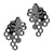 Double Parts Stainless Steel Bee and Hive Earrings - Monera-Design Co., Ltd