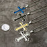 Vintage Unisex Stainless Steel Cross Necklace