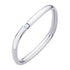 Minimalist Women’s Stainless Steel Ring with CZ Stone