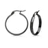 Classic Gold Hoop Stainless Steel Earrings Shiny Finish