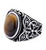 Vintage Turquoise Statement Ring Stainless Steel