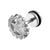 Fake Plug Sandblasted Steel Earrings - Monera-Design Co., Ltd