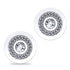 Tiny Stud Round Shape Steel Earrings With Center CZ