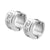 Steel Huggies Earrings Greek Style with Satin Finish - Monera-Design Co., Ltd