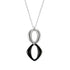 Stainless Steel 2 Tones Pendant assemble with chain