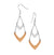 Steel Drop Dangle Chandelier Earrings - Monera-Design Co., Ltd