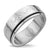 Spinning Steel Ring with Engraved Design - Monera-Design Co., Ltd