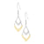 Steel Drop Dangle Chandelier Earrings - Monera-Design Co., Ltd