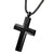 Steel Box Chain Cross Necklace for Men & Women, 16-24 Inch - Monera-Design Co., Ltd