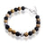 Stainless Steel Bracelet mix colors beads and tiger eye - Monera-Design Co., Ltd