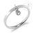 Drop stone Stainless Steel Thin Ring Designed - Monera-Design Co., Ltd