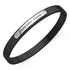 Forever Love Steel Bangle with CZ