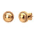 Steel 2 tones Earrings with Sand Blast Finish - Monera-Design Co., Ltd