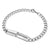 Steel Curb Flat Cuban Link 6 mm Bracelet - Monera-Design Co., Ltd