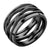 Laser Cut Steel Ring with Sand Blast Finish - Monera-Design Co., Ltd