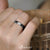 Grooved Stainless Steel 4 MM CZ Wedding Band Ring for Women & Men - Monera-Design Co., Ltd