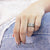 Sand Blast Finish Steel Ring for Women - Monera-Design Co., Ltd