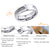 Cable Steel Ring with Shiny Finish - Monera-Design Co., Ltd