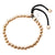 Adjustable Steel Beads Bracelet with Cotton and CZ - Monera-Design Co., Ltd