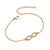 Infinity Steel Bracelet with Sand Blast Finish - Monera-Design Co., Ltd