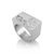 Three CZ Stones setting Stainless Steel Ring - Monera-Design Co., Ltd