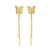 Steel Butterfly Studs Dangle Chain Hanging Earrings - Monera-Design Co., Ltd