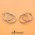 Woven Twisted Circle Steel Hoop Earrings - Monera-Design Co., Ltd