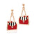 Women Bag Design Steel Earrings - Monera-Design Co., Ltd