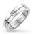Classic CZ Inlay Groove Fashion Engagement Band Steel Ring - Monera-Design Co., Ltd