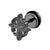 Fake Plug Cross Sandblasted Design Steel Earrings - Monera-Design Co., Ltd
