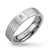 Sparkly Cubic Zircon Geometric Stainless Steel Engagement Band Ring - Monera-Design Co., Ltd