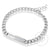 Chain Link Plate Bar CZ Studded Steel Bracelet - Monera-Design Co., Ltd