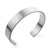 Matte Open End Wide Cuff Unisex Steel Bangle - Monera-Design Co., Ltd