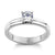 Steel Ring Engagement with 4 MM CZ - Monera-Design Co., Ltd