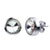 Big CZ Stud Steel Earrings - Monera-Design Co., Ltd