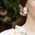 Drop Dangle CZ Crystals Round Steel Earrings - Monera-Design Co., Ltd