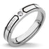 Forever Together Couple Steel Ring with PVD