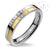 Stainless Steel Shiny Cubic Zircon Love Engagement Band Ring - Monera-Design Co., Ltd