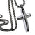 Grooved Stainless Steel Unisex Cross Necklace - Monera-Design Co., Ltd