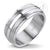 Steel Round Shape Ring with Side Engraving - Monera-Design Co., Ltd