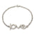 Steel LOVE Sandblasted Bracelet - Monera-Design Co., Ltd