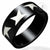 Cut Star Black Steel Ring - Monera-Design Co., Ltd