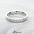 Stainless Steel Classic CZ Wedding Engagement Band Ring - Monera-Design Co., Ltd